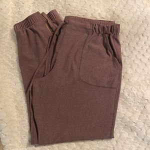 Albion Fit Heather Maroon Jetsetter Pants, M
